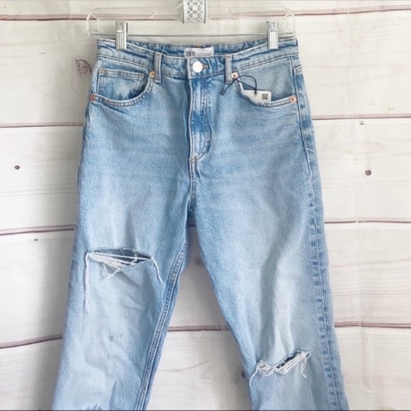 Zara Straight Leg Jeans NWT - Picture 5 of 6